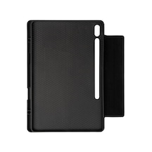 Galaxy Tab S10 Ultra Zore Border Keyboard Bluetooh Bağlantılı Standlı Klavyeli Tablet Kılıfı