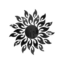 Vkemall 27 Adet Ayna Duvar Çıkartmaları Duvar Çıkartmaları Çıkarılabilir Dekoratif Ayna Siyah