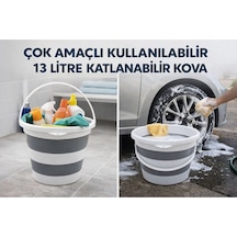 Çok Amaçlı Katlanabilir 13 Lt Kova