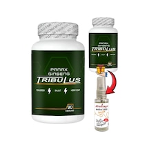 Panax 2 Kutu Panax Ginseng Tribuluslu Fenugreekli Shilajitli Hornygoatlı 90 Lı Erkeklere Özel Kapsüller + Afrodizayn Masaj Yağı 30 Ml
