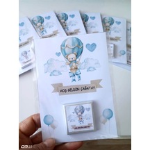 Farklı Market Hoş Gelsin Bebek Çikolatası Mavi 20 Adet