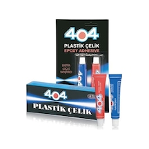 404 Plastik Çelik Epoksi Yapıştırıcı Çift Karışımlı 41 Gr Ikiz  Tü