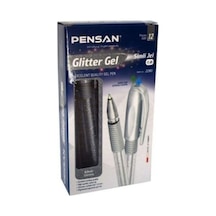 Jely Glitter Simli Jel Kalem 12'li Çok Renkli