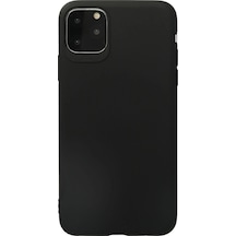 Gld-spt- Newface Apple Uyumlu iPhone 11 Pro Max Kılıf First Silikon - Siyah