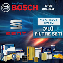 Seat Ibiza 1.4 Bosch  Filtre Bakım Seti 2002-2009 (495329384)
