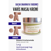 Var.is Bölgesi Için Bacak Onarmaya Yardımcı Ve Besleyici Varicose Masaj Kremi 100 Ml