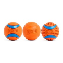 Chuckit Fetch Medley Gen 3 Ultra Ball, Fetch Ball, Rugged Ball 3&apos Lü Köpek Oyun Topu Seti O