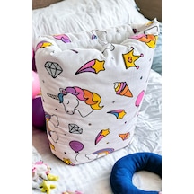 Emzirme Destek Kolluğu Çift Taraflı, Unicorn Desen, Kol Yastığı Model