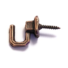 Vidalı Kanca, Askı Küçük - 15x23mm, Eskitme - 1 Adet ANTİK