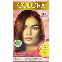 Colorx Bitkisel Saç Boyası Set - 6.6 Koyu Mahogany