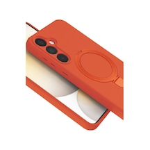 Galaxy A16 5g Regal Magsafe Standlı Kapak - Turuncu