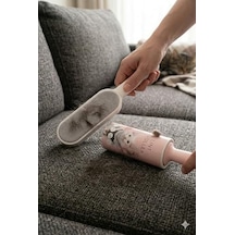 Tüy Toplama Seti 2 Li 60 Yaprak Yapışkanlı Rulo + Kumaş Tüy Temizleme Fırçası Kedi Köpek Tüy Toplayıcı