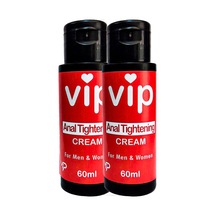 Vip Analtightening Cream 2 Adet Hem Kadın Hem Erkekler Için Analdaraltıcı Sıkılaştırıcıkrem 60 Ml