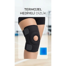 Çapraz Bağ Destekli Sporcu Diz Korsesi Termojel Hediyeli