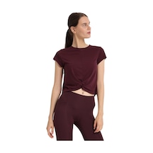 Sportive Marana Cropped Top Kadın Bordo Günlük Stil T-shirt 25kk1032-brd 1776538 Bordo