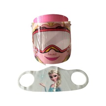 Gürbey Elsa Baskılı Çocuk Siperlik + Elsa Desenli Çocuk Maske