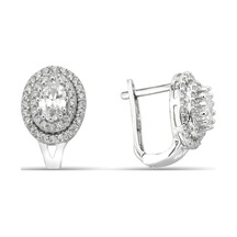 Altın Oval Küpe - 722000025292 Açık Sarı Altın