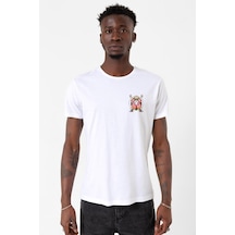 Dragon Ball Z Anime Roshi Kame Beyaz Erkek Bisikletyaka Tshirt 001