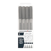 Eberhard Faber Ef558104 Pigment Fineliner 4lü Set