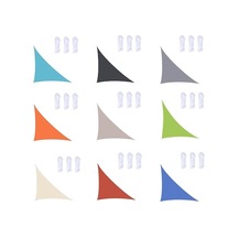 Wondernest Üçgen Açık Bahçe Güneşlik Yelken, Su Geçirmez Anti-uv Gölgelik, Mavi, 4m X 4m X 5.7m Mavi