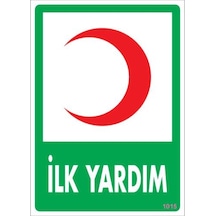 Ilk Yardım Dolabı Levhası 25X35 Kod:1015