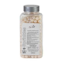 8 Mm İnci Beyazı Yenilebilir Boncuk Şeker 250 G Pasta & Tatlı Dekoru
