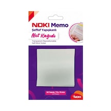 Yapışkanlı Not Kağıdı Memo 50 Yp 75x75 Şeffaf 12300