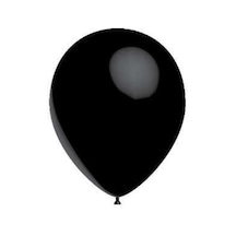 Balon Düz 10 İnc Siyah Pk:100 Çok Renkli