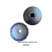 Özf0122 Filtre Sökme Aparatı Büyük Renault Nissan Pejo Döküm 12 Köşe 77 Mm
