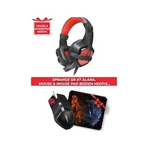 Sr-x7 R 108 Db/mw Pc Oyuncu Kulaklığı Mouse & Mousepad li