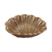 Tahtakaletoptanci Polyester Istiridye Deniz Kabuğu Şekilli 7 Cm (25 Adet) Gold