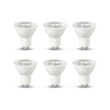 6 Adet Gu10 Duylu 7 Watt Gün Işığı Led Ampul