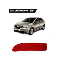 Dacia Logan Arka Tampon Reflektörü Sol 2003 - 2014 8200751778 456791811