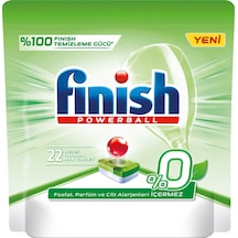 Finish %0 Hepsi Bir Arada Bulaşık Makinesi Deterjanı 22 Tablet