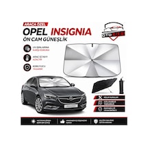 Opel İnsignia Şemsiye Tip Ön Cam Güneşliği Katlanabilir Uv Korumalı Araç Cam Güneşlik