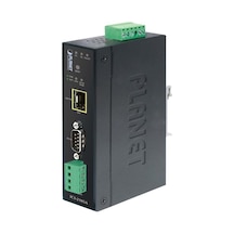 Ip30 Industrial Rs232/rs-422/rs485 To 100base-fx Fiber Optic Sfp Converter