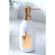 Acar 7012 Jardin Seramik Sıvı Sabunluk Beyaz