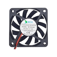 Xmer 60X60X10Mm 24V 0.10A 2 Kablolu Fan Xmer 60X60X10Mm 24V 0.10A 2 Kablolu Fan