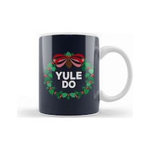Christmas Yule Do Wreath Kupa Bardak Porselen Karışık