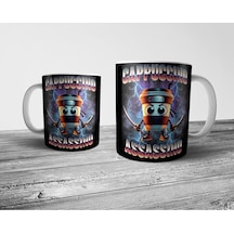 Italian Brainrot Cappuccino Assassino Kupa Bardak Model 3 Çok Renkli