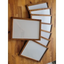 Ahşap Resim Çercevesi, Masif Çerçeve,doğal Ahsap Rengi İle Fotograf, Resim Kolajları, Duvar Galerisi Dekoru Cercev 67398599