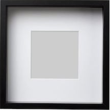 Siyah Renk Çerçeve MeridyenDukkan Ev Dekorasyon 25x25 cm 1 Adet ,