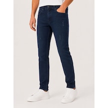Classics Men Black Wood Erkek Slim Fit Jean Pantolon 7751 Lacivert