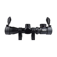 2-6x28 Zoomlu Tüfeği Dürbünü Hedef Çizgili Çift Işıklı Çok Renkli