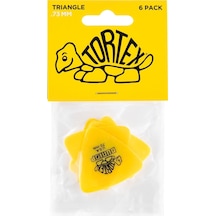 Jim Dunlop 431p.73 Tortex Triangle Yellow 6'lı Paket Pena 0.73 Mm