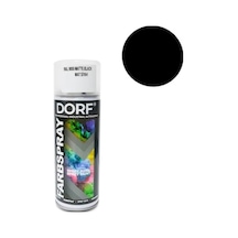 Dorf Mat Siyah Sprey Boya Siyah Vernikli Akrilik Ral9005 400 Ml