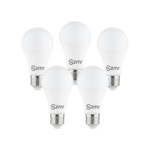 8.5w E27 Led Ampul 2700k Sarı Işık 806 Lümen 60w Eşdeğer Enerji Tasarruflu Ampul 10 Lu Paket Diğer