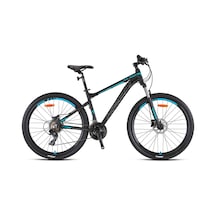 Kron Xc100 27.5 Jant 21 Vites 48 Cm Hidrolik Fren Dağ Bisikleti - Mat Siyah- Gri-turkuaz Çok Renkli