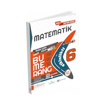 Günay Yayınları 6. Sınıf Bumerang Matematik Akıllı Defter Kitabı