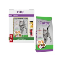 Catty Kısırlaştırılmış Somonlu Yetişkin Kedi Maması 15 KG